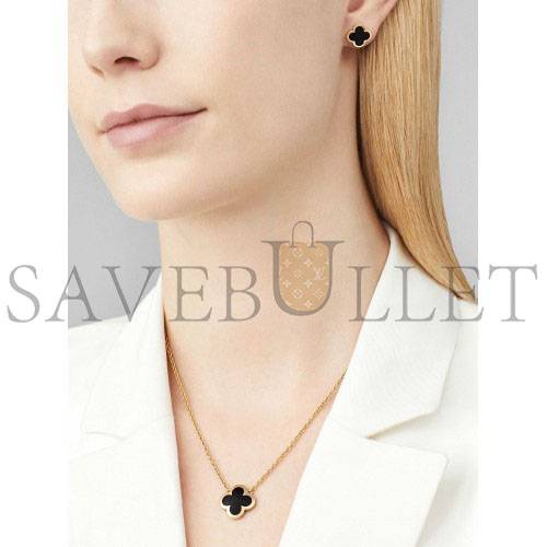 VAN CLEEF ARPELS PURE ALHAMBRA PENDANT - YELLOW GOLD, ONYX  VCARB13900