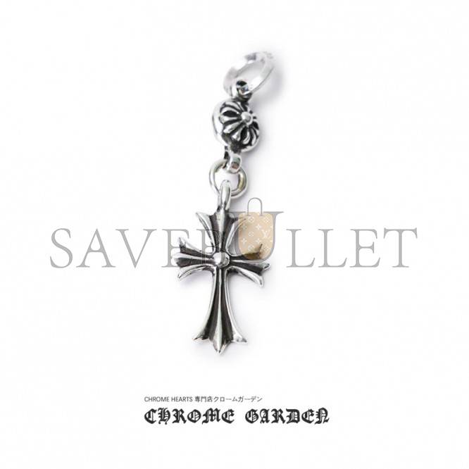 CHROME HEARTS CROSS WITH ONE SILVER BALL CHARM(Pendant Only)