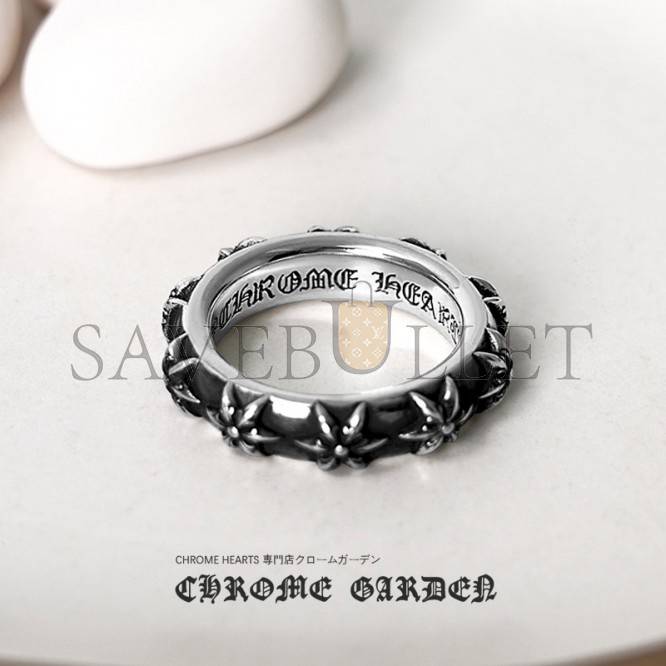 CHROME HEARTS STAR BAND RING