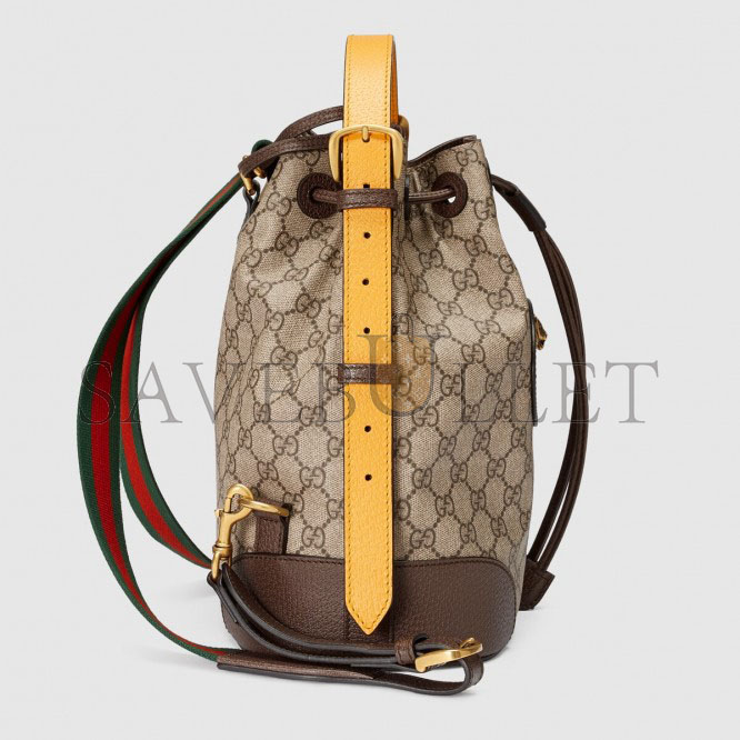 GUCCI NEO VINTAGE GG SUPREME BACKPACK  473875  (22*20cm*14cm)