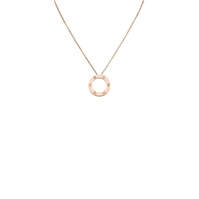 CARTIER  LOVE NECKLACE, 3 DIAMONDS B7014700